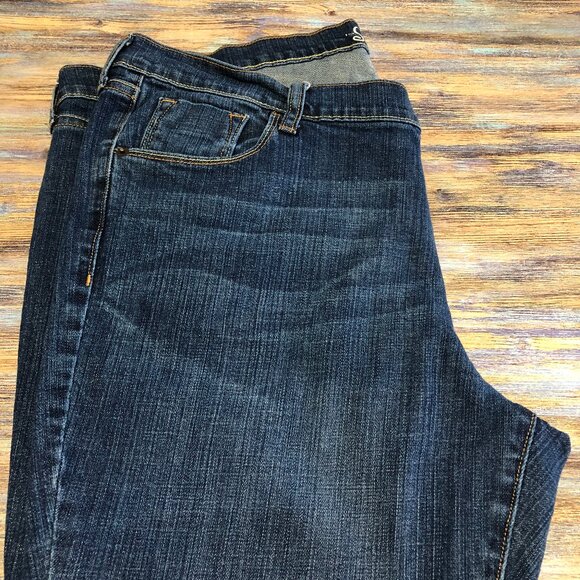 Old Navy The Sweetheart Jeans Straight Leg High Rise Blue Womens Size 18 - Picture 10 of 15